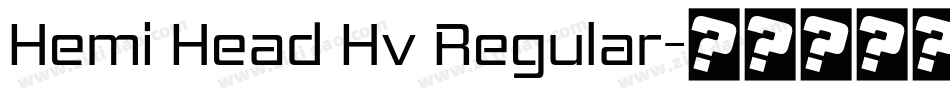 Hemi Head Hv Regular字体转换
